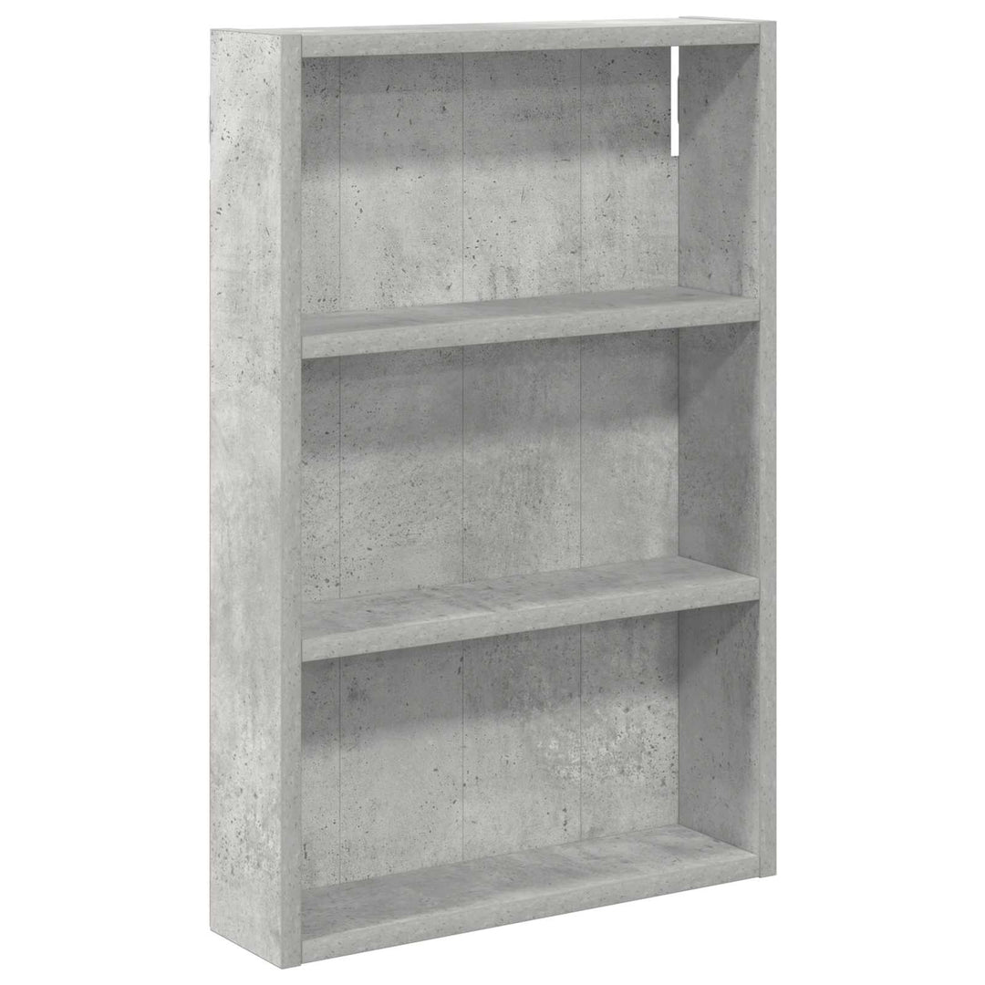 Badeværelsesvægskab BetonGrå 40 x 10 x 60,5 cm Konstrueret træ
