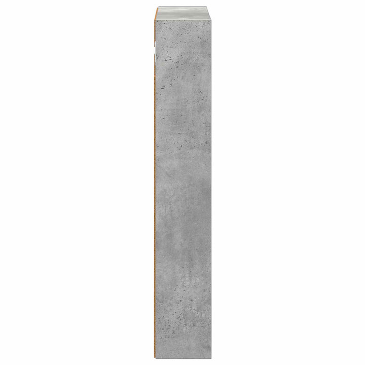 Badeværelsesvægskab BetonGrå 40 x 10 x 60,5 cm Konstrueret træ