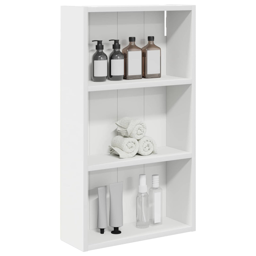 Badeværelsesvægskab Hvid 40 x 14 x 70 cm Konstrueret træ