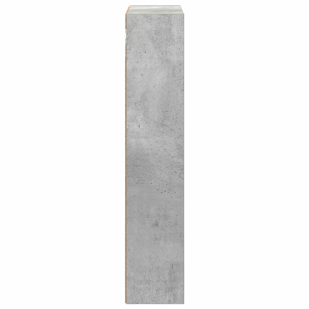 Badeværelsesvægskab BetonGrå 40 x 14 x 70 cm Konstrueret træ