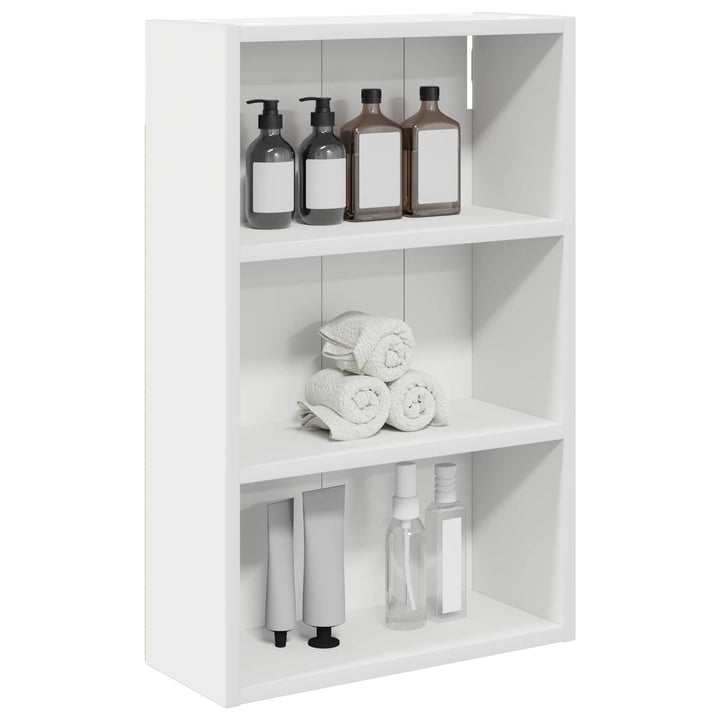 Badeværelsesvægskab Hvid 40 x 16 x 62,5 cm Konstrueret træ