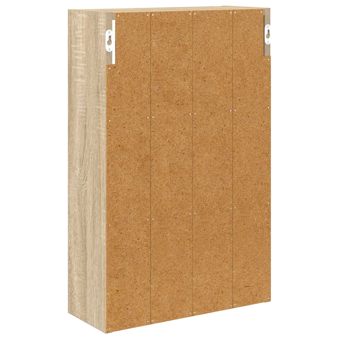 Badeværelsesvægskab Sonoma eg 40 x 16 x 62,5 cm Konstrueret træ
