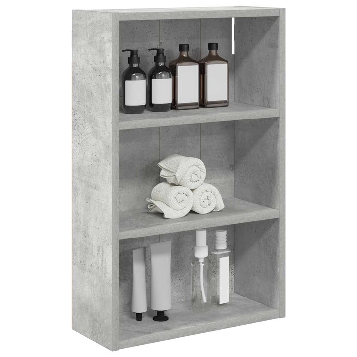 Badeværelsesvægskab BetonGrå 40 x 16 x 62,5 cm Konstrueret træ