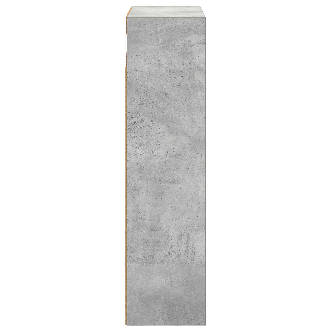 Badeværelsesvægskab BetonGrå 40 x 16 x 62,5 cm Konstrueret træ