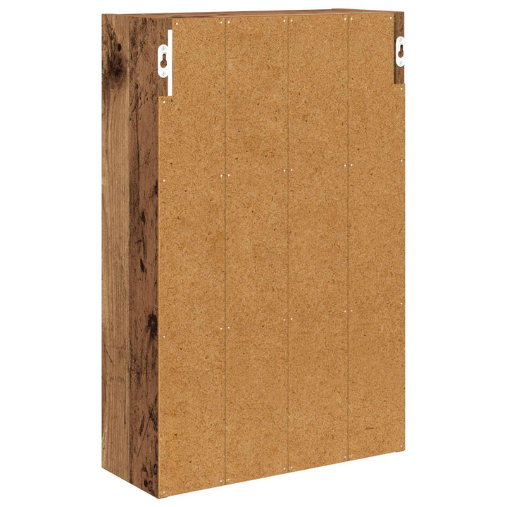 Badeværelsesvægskab med hylde Gammelt træ 40 x 16 x 62,5 cm