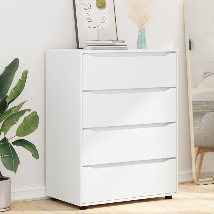 Opbevaringsskabe Hvid 80 x 48 x 105 cm Konstrueret træ
