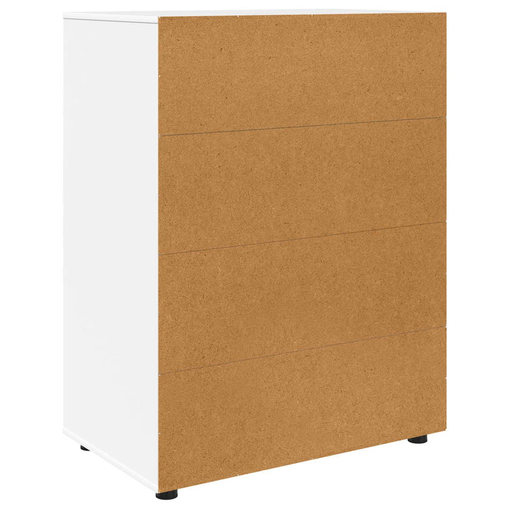 Opbevaringsskabe Hvid 80 x 48 x 105 cm Konstrueret træ