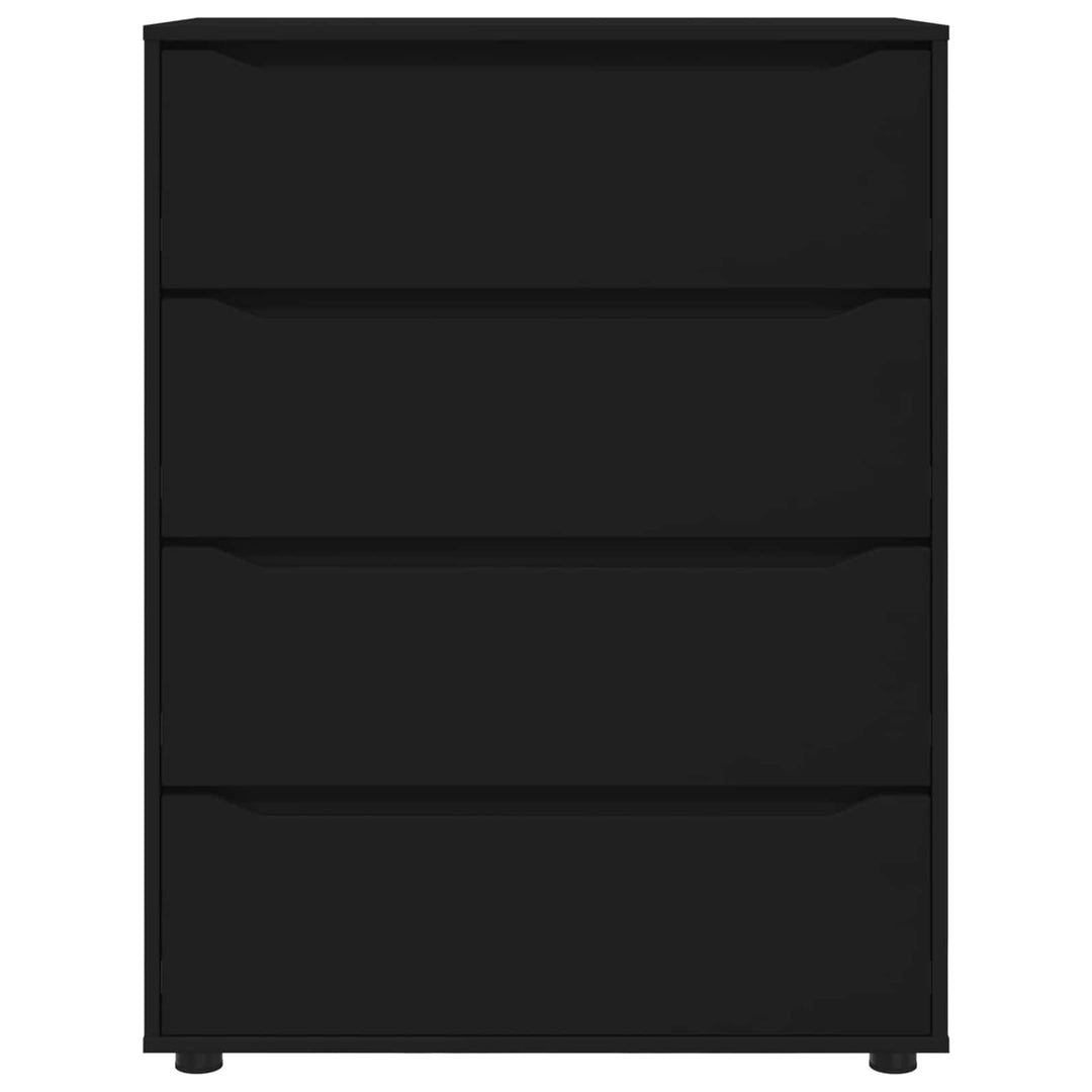 Opbevaringsskabe Sort 80 x 48 x 105 cm Konstrueret træ