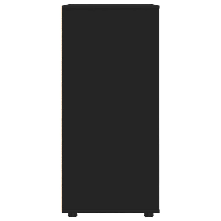 Opbevaringsskabe Sort 80 x 48 x 105 cm Konstrueret træ