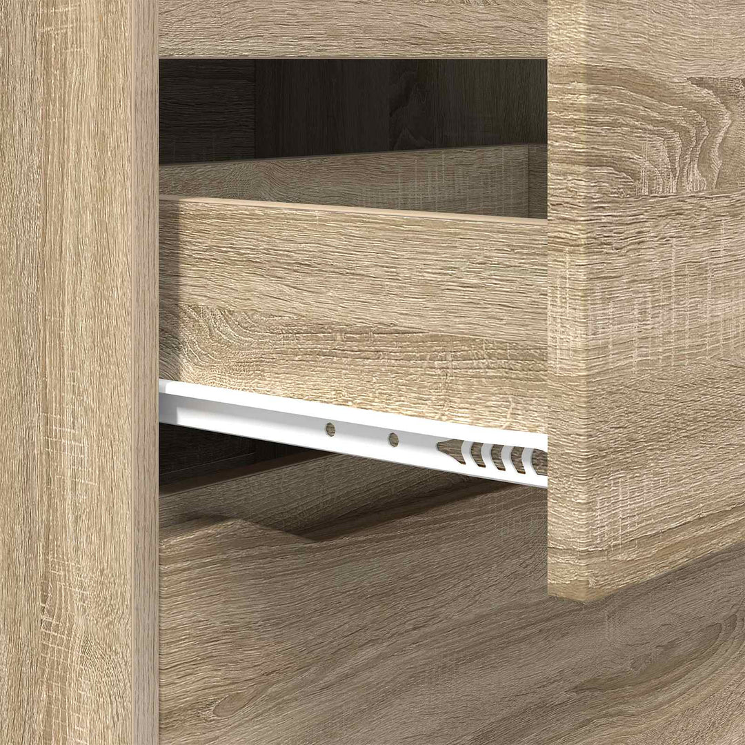 Opbevaringsskabe Sonoma eg 80 x 48 x 105 cm Konstrueret træ