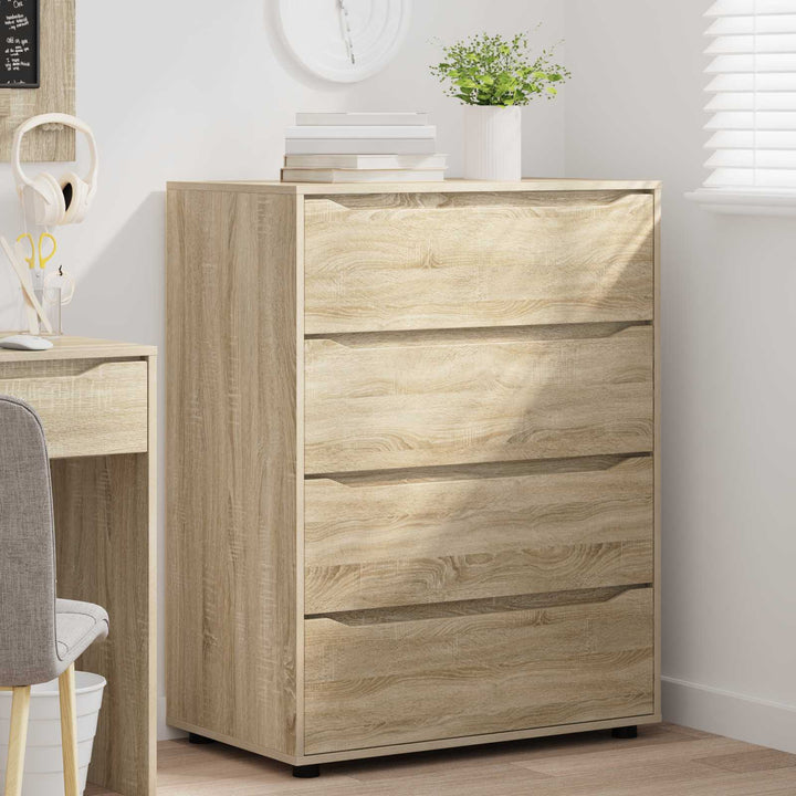Opbevaringsskabe Sonoma eg 80 x 48 x 105 cm Konstrueret træ