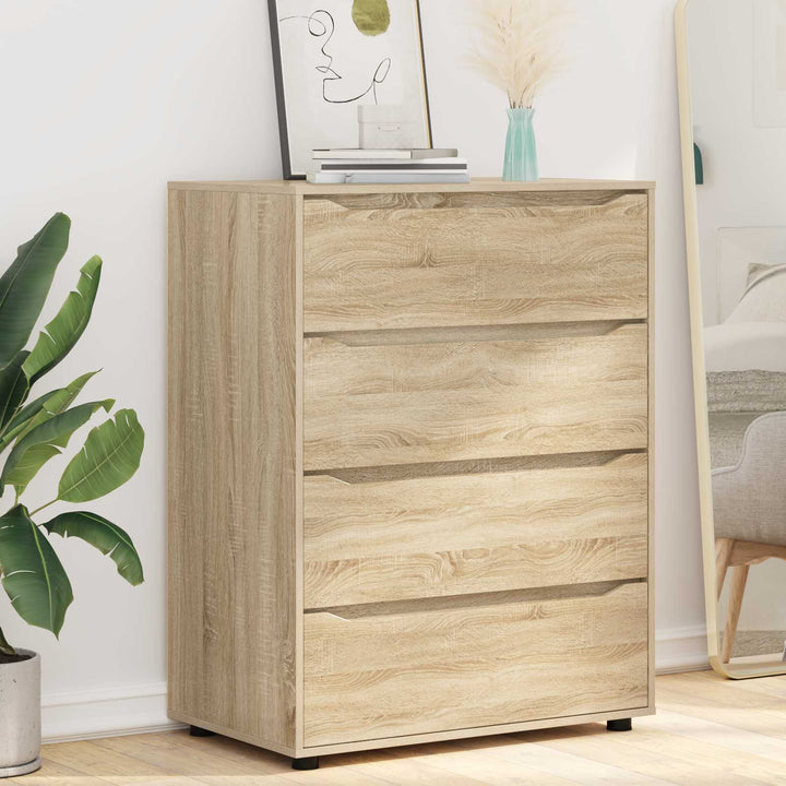 Opbevaringsskabe Sonoma eg 80 x 48 x 105 cm Konstrueret træ