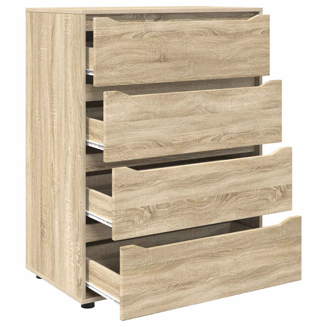 Opbevaringsskabe Sonoma eg 80 x 48 x 105 cm Konstrueret træ