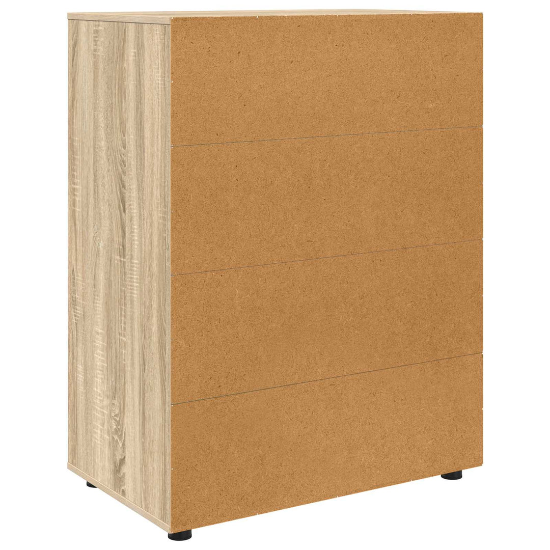 Opbevaringsskabe Sonoma eg 80 x 48 x 105 cm Konstrueret træ