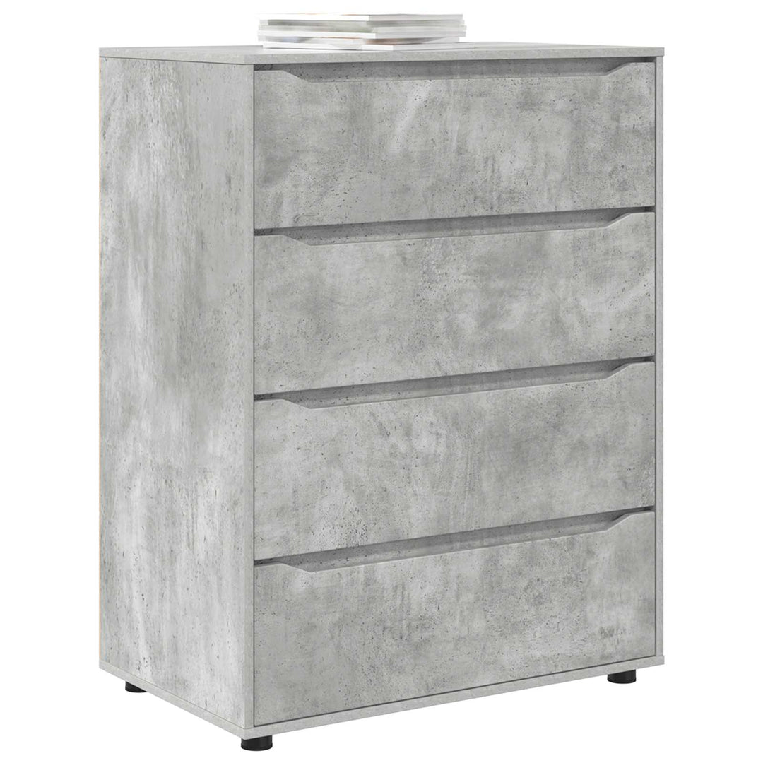 Opbevaringsskabe Beton Grå 80 x 48 x 105 cm Konstrueret træ