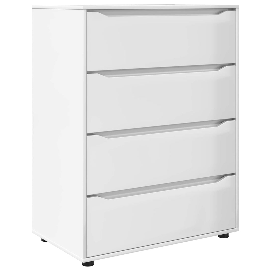 Opbevaringsskabe Høj gloss hvid 80 x 48 x 105 cm