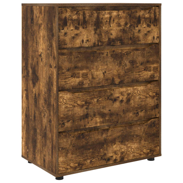 Opbevaringsskabe Røget eg 80 x 48 x 105 cm Konstrueret træ