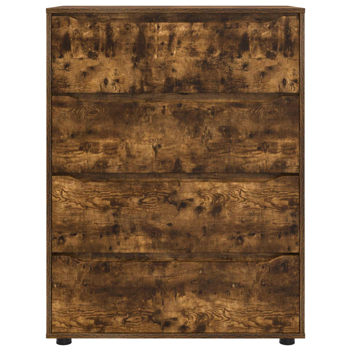 Opbevaringsskabe Røget eg 80 x 48 x 105 cm Konstrueret træ