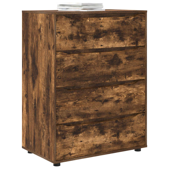 Opbevaringsskabe Røget eg 80 x 48 x 105 cm Konstrueret træ