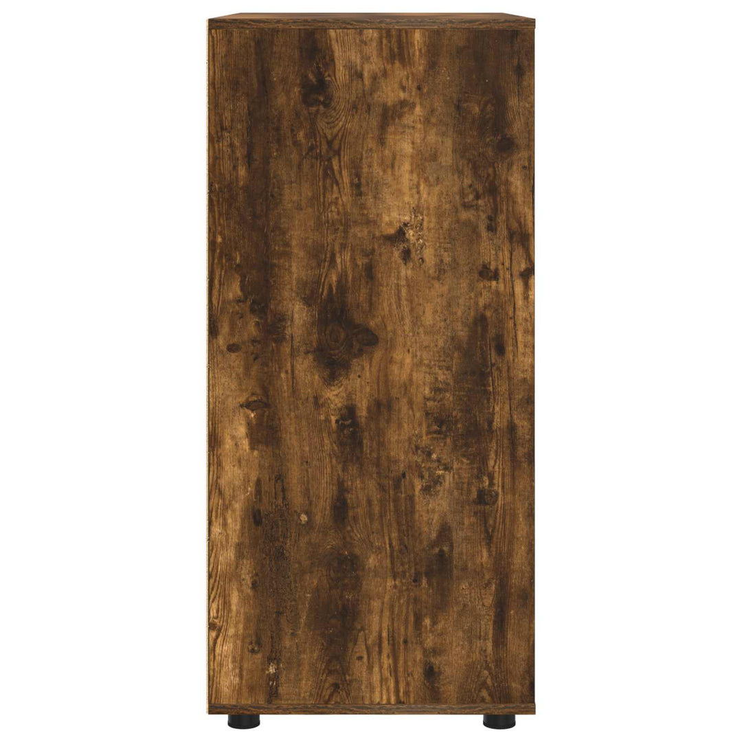 Opbevaringsskabe Røget eg 80 x 48 x 105 cm Konstrueret træ