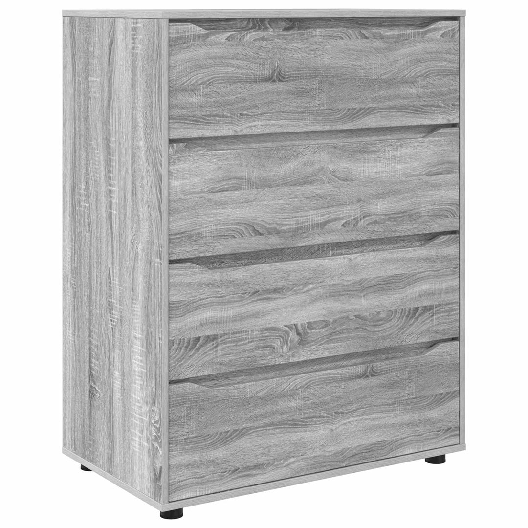Opbevaringsskabe Grå Sonoma 80 x 48 x 105 cm Konstrueret træ