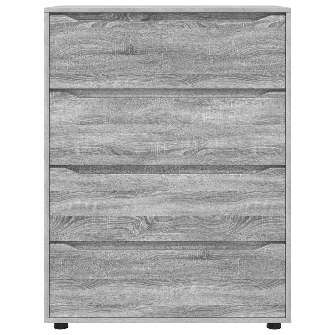Opbevaringsskabe Grå Sonoma 80 x 48 x 105 cm Konstrueret træ