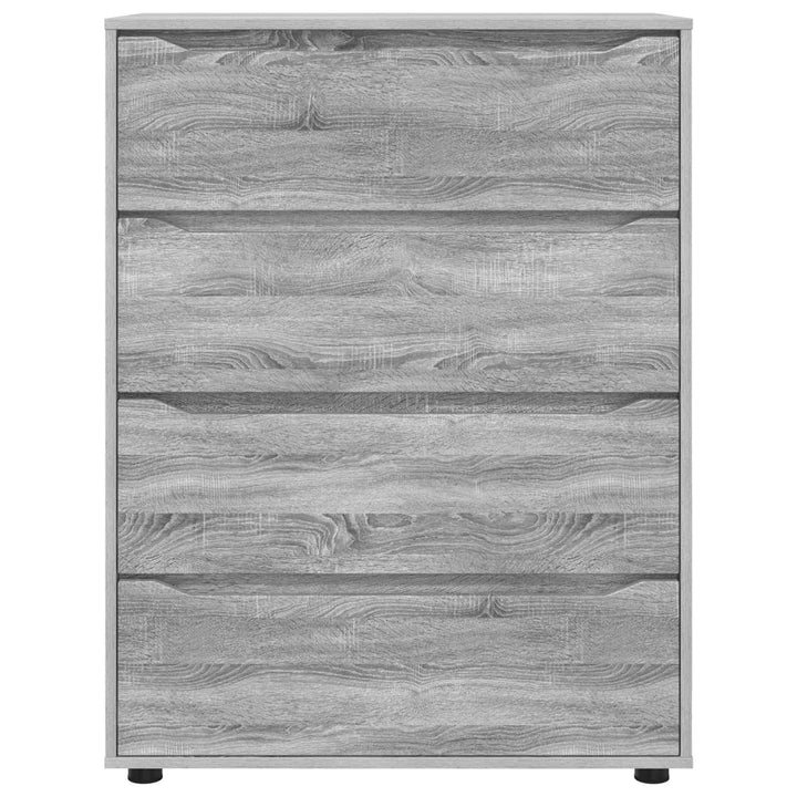 Opbevaringsskabe Grå Sonoma 80 x 48 x 105 cm Konstrueret træ