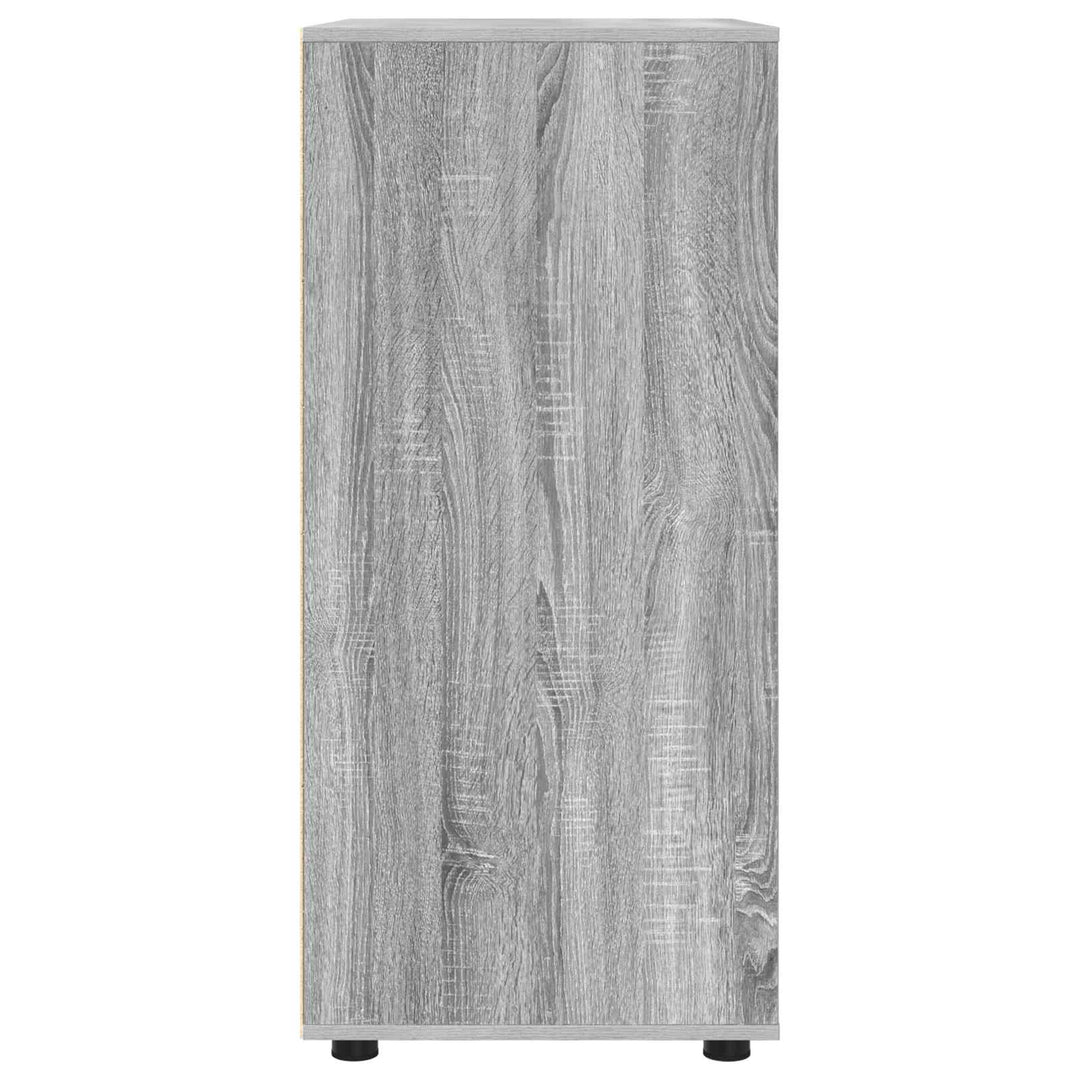 Opbevaringsskabe Grå Sonoma 80 x 48 x 105 cm Konstrueret træ