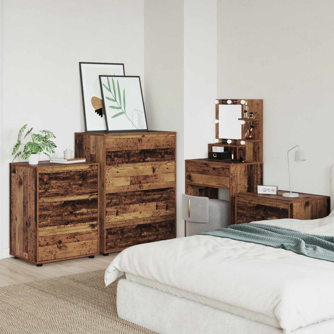 Opbevaringsskabe Gammelt træ 80 x 48 x 105 cm Konstrueret træ
