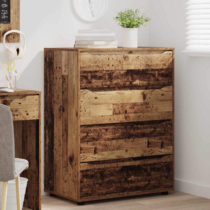 Opbevaringsskabe Gammelt træ 80 x 48 x 105 cm Konstrueret træ