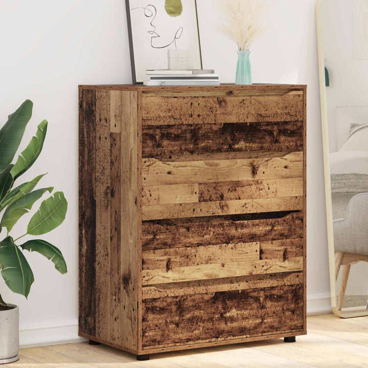 Opbevaringsskabe Gammelt træ 80 x 48 x 105 cm Konstrueret træ