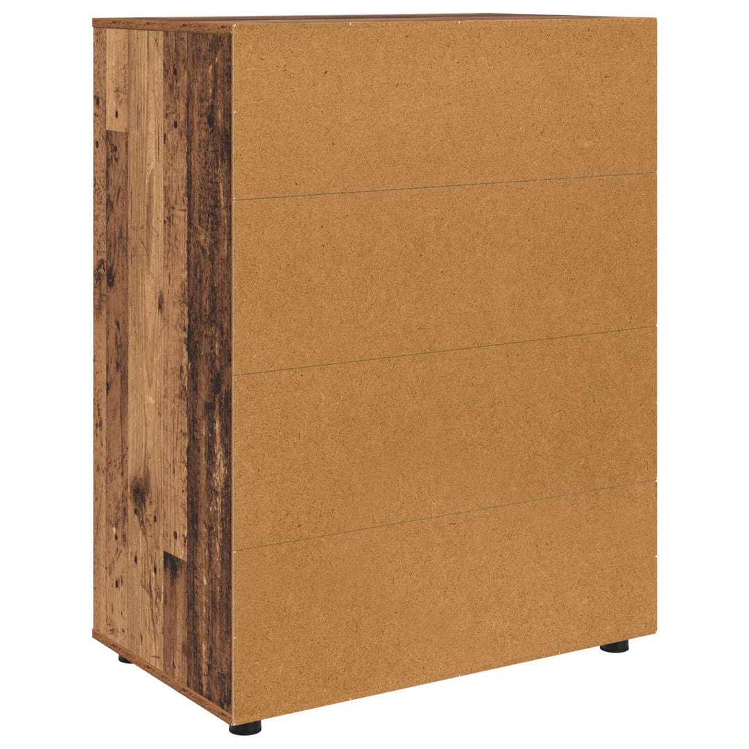 Opbevaringsskabe Gammelt træ 80 x 48 x 105 cm Konstrueret træ