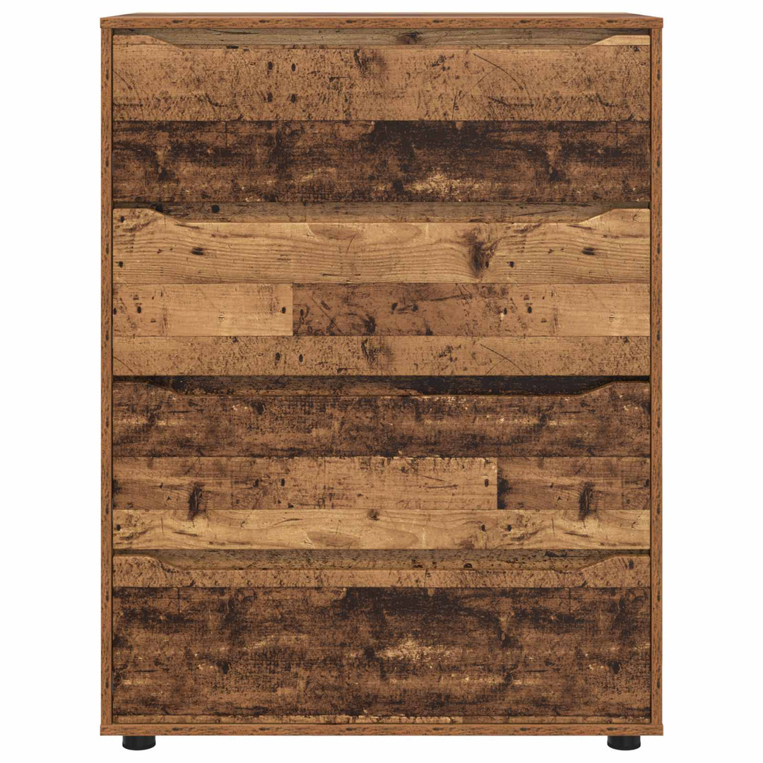 Opbevaringsskabe Gammelt træ 80 x 48 x 105 cm Konstrueret træ