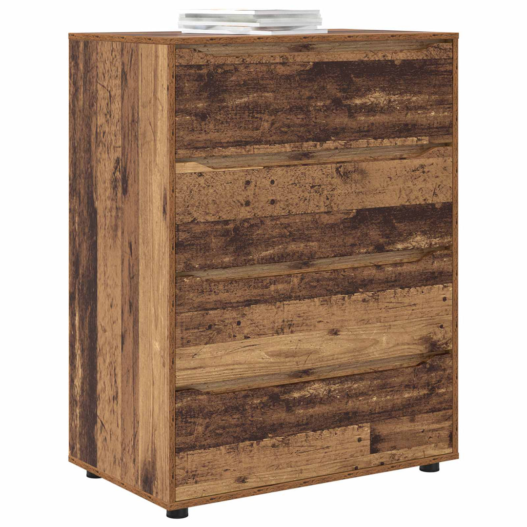 Opbevaringsskabe Gammelt træ 80 x 48 x 105 cm Konstrueret træ