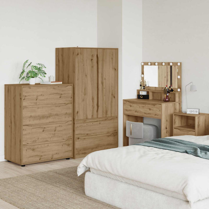 Opbevaringsskabe 80 x 48 x 105 cm Konstrueret træ