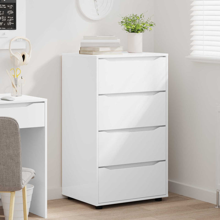 Opbevaringsskabe Hvid 60 x 48 x 105 cm Konstrueret træ