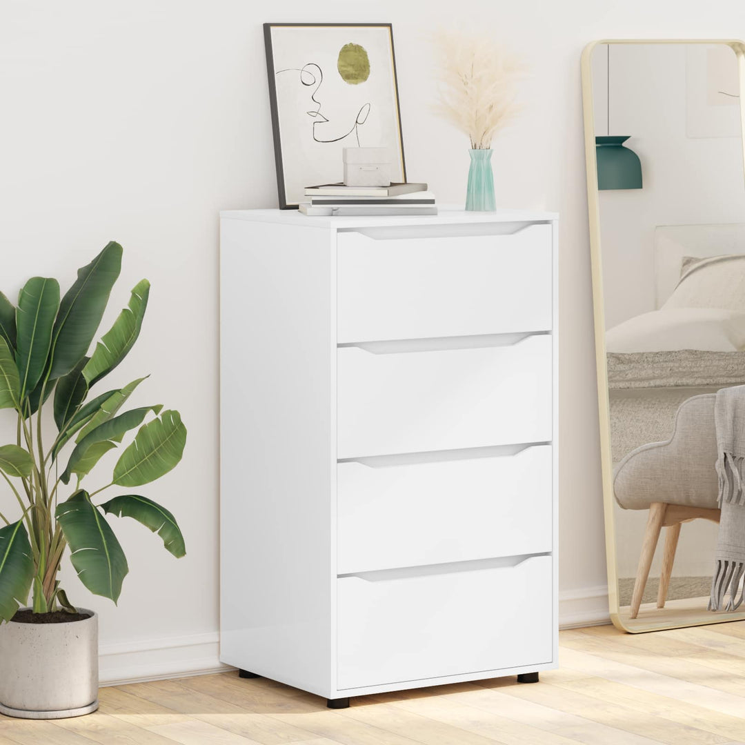 Opbevaringsskabe Hvid 60 x 48 x 105 cm Konstrueret træ