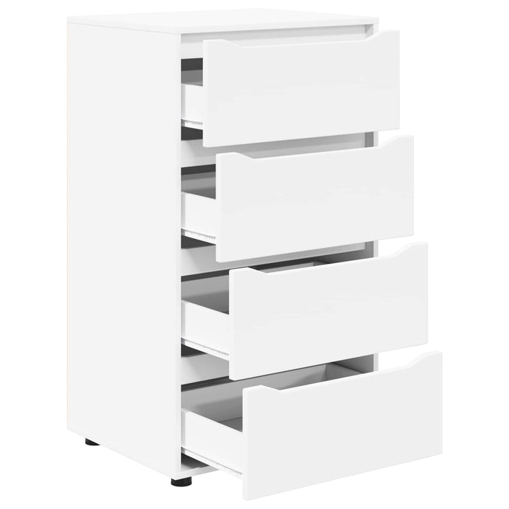 Opbevaringsskabe Hvid 60 x 48 x 105 cm Konstrueret træ