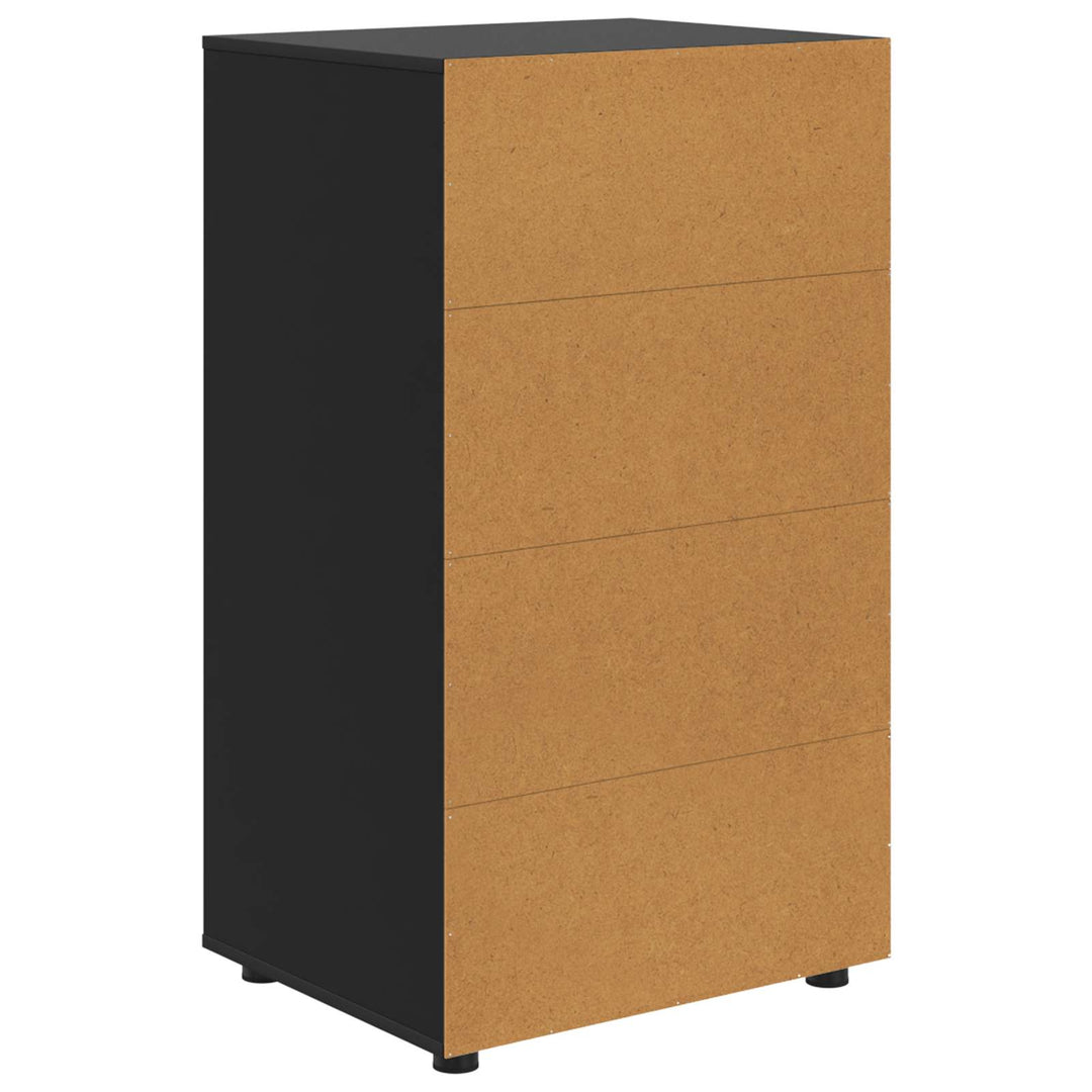 Opbevaringsskabe Sort 60 x 48 x 105 cm Konstrueret træ