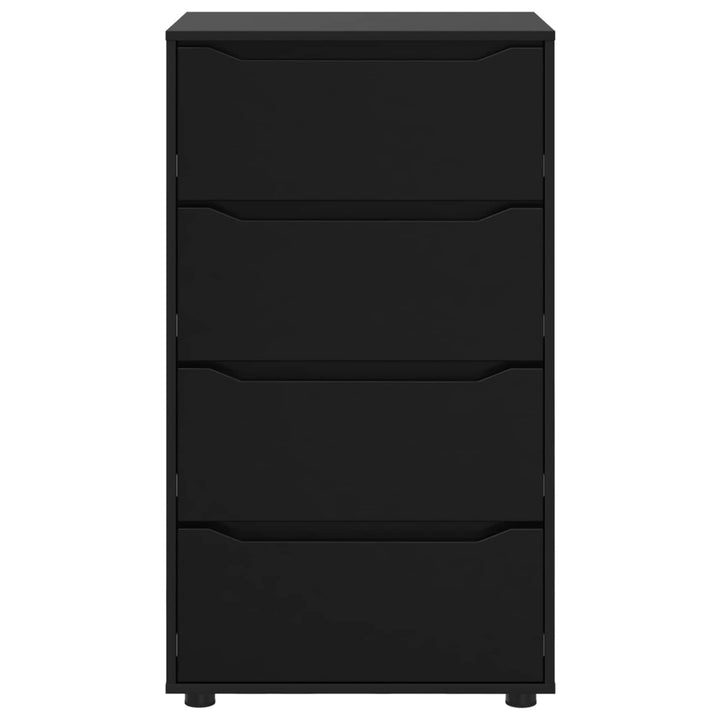 Opbevaringsskabe Sort 60 x 48 x 105 cm Konstrueret træ