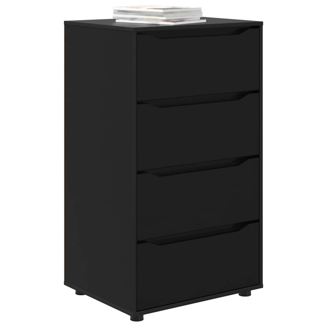 Opbevaringsskabe Sort 60 x 48 x 105 cm Konstrueret træ