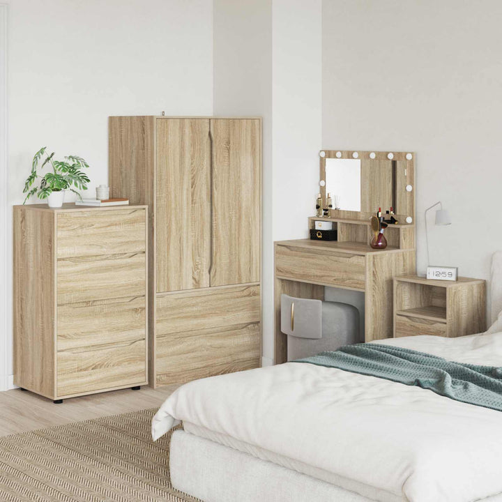 Opbevaringsskabe Sonoma eg 60 x 48 x 105 cm Konstrueret træ