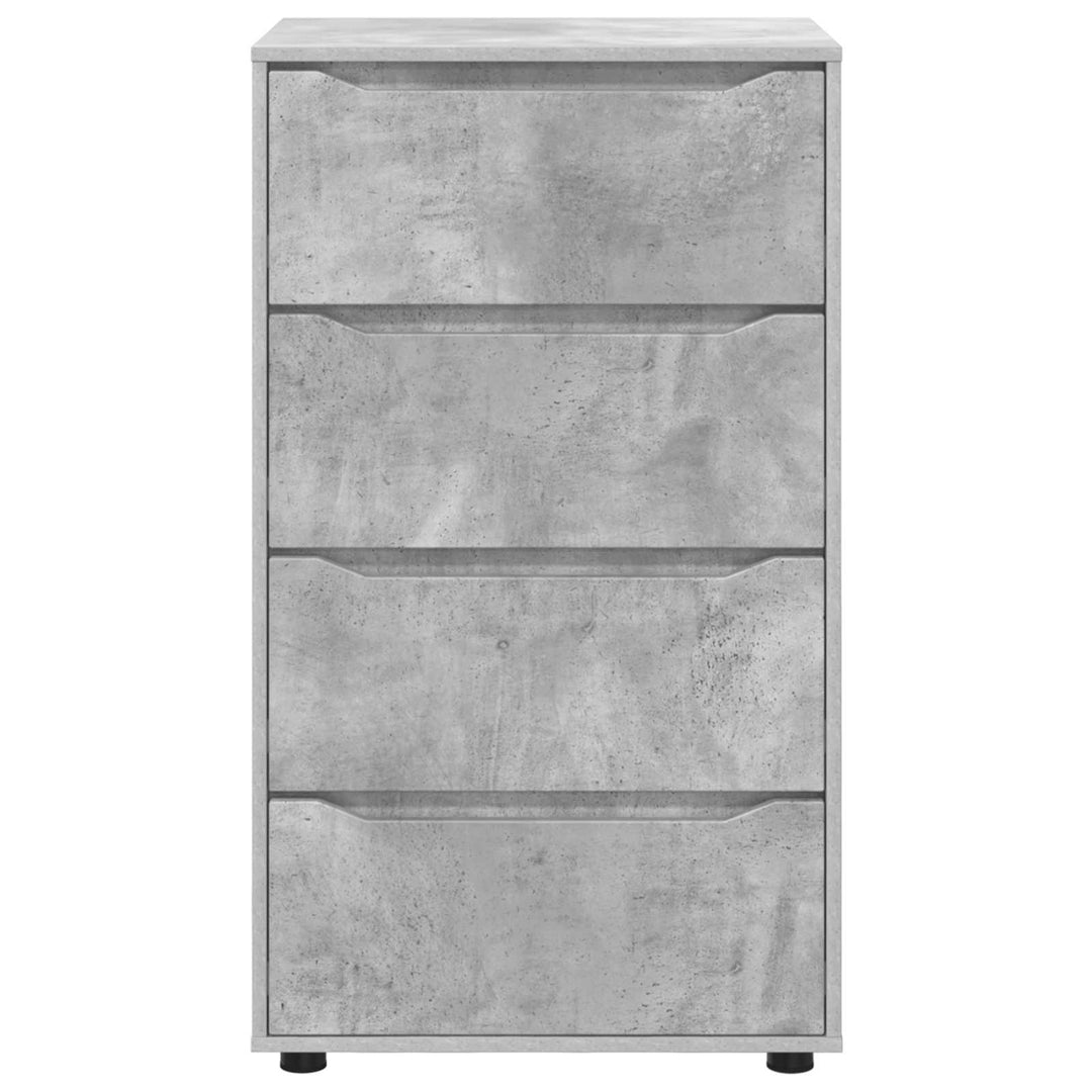 Opbevaringsskabe Beton Grå 60 x 48 x 105 cm Konstrueret træ