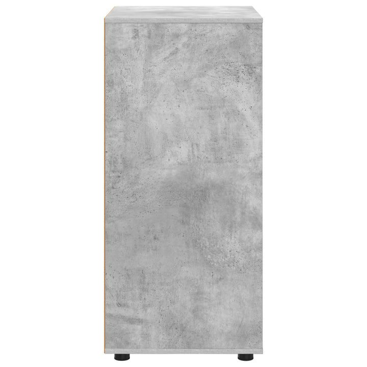 Opbevaringsskabe Beton Grå 60 x 48 x 105 cm Konstrueret træ