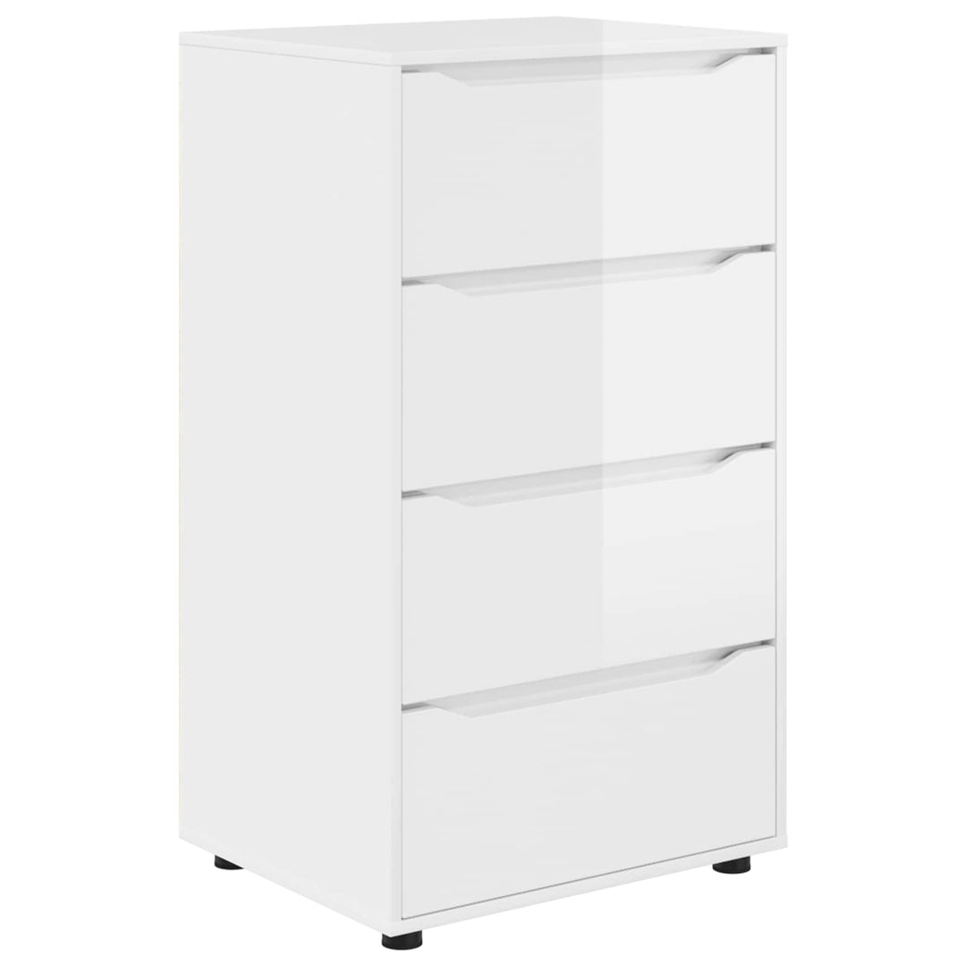 Opbevaringsskabe Høj gloss hvid 60 x 48 x 105 cm