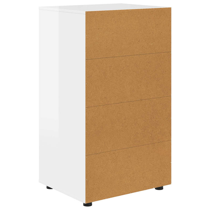 Opbevaringsskabe Høj gloss hvid 60 x 48 x 105 cm
