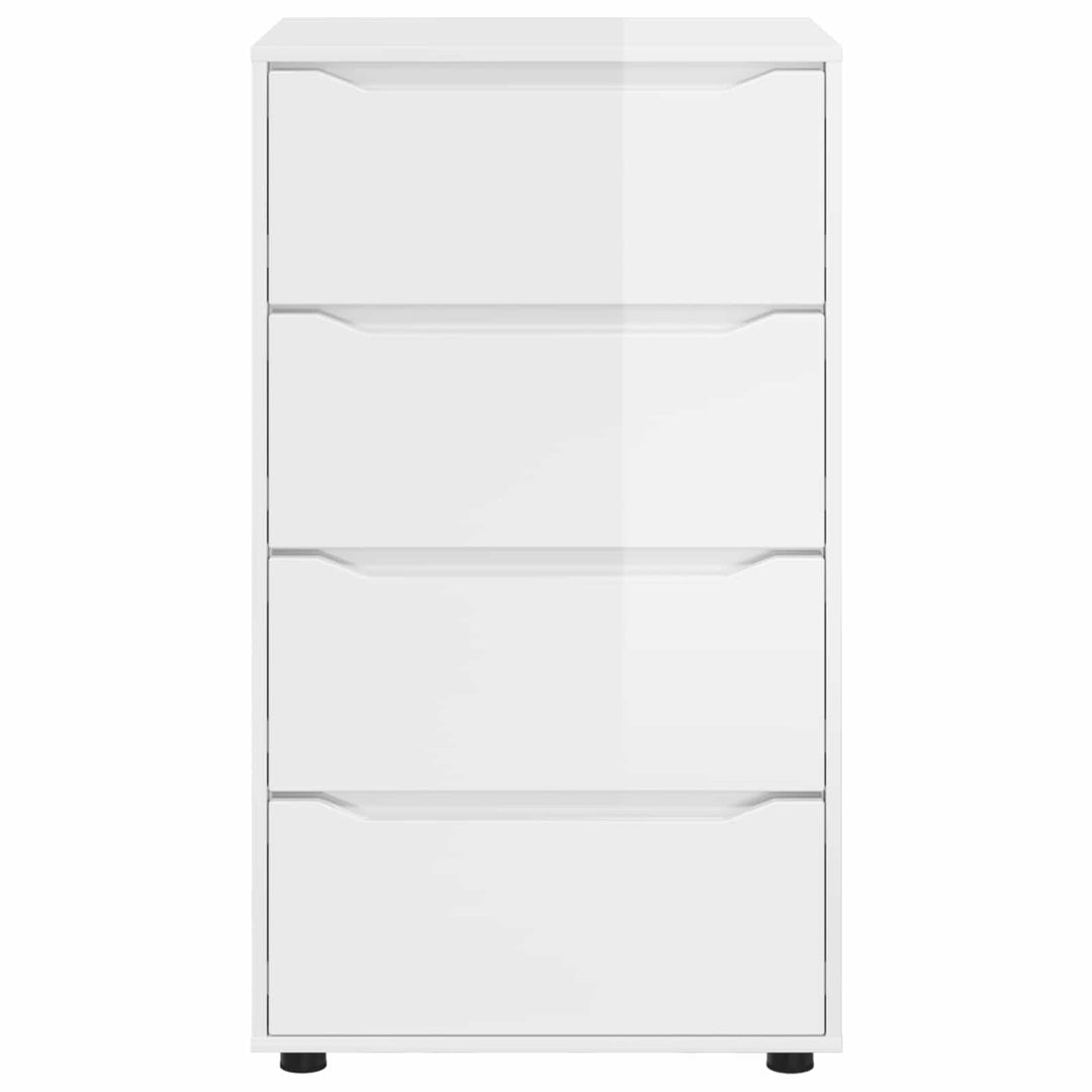 Opbevaringsskabe Høj gloss hvid 60 x 48 x 105 cm