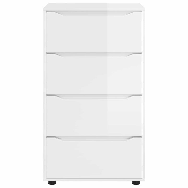 Opbevaringsskabe Høj gloss hvid 60 x 48 x 105 cm