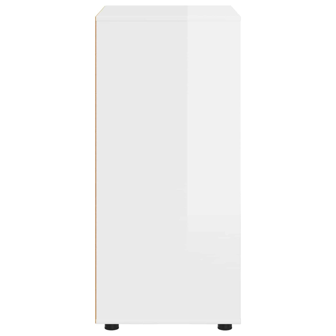 Opbevaringsskabe Høj gloss hvid 60 x 48 x 105 cm