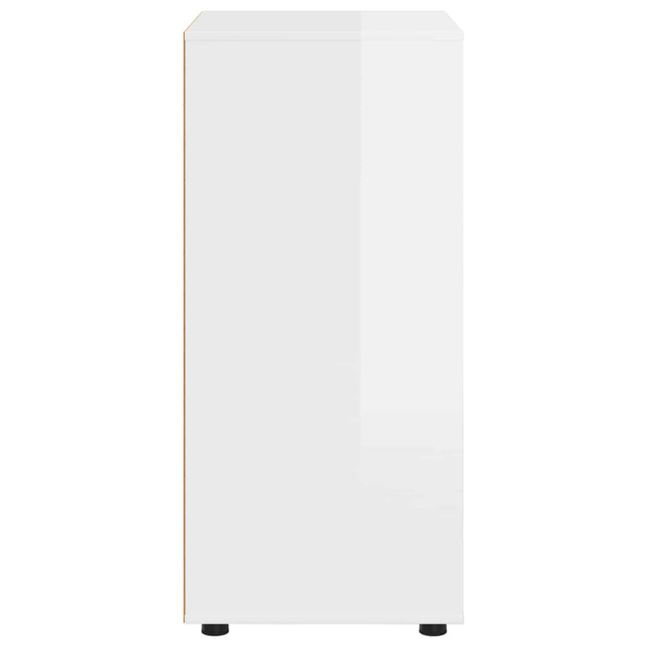 Opbevaringsskabe Høj gloss hvid 60 x 48 x 105 cm